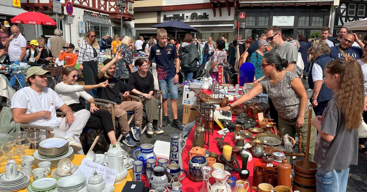 Die Ersten kommen um 4 Uhr zum Limburger Flohmarkt