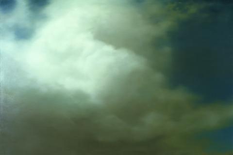 Gerhard Richters Bild "Wolke (411)" aus dem Jahr 1976 ist in der aktuellen Ausstellung des Sinclair-Hauses zu sehen.