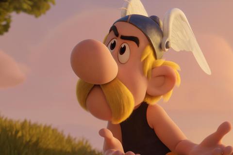 Seine Geistesblitze verlieren an Witz: Gallier-Krieger Asterix im neuen Film. Foto: Universum