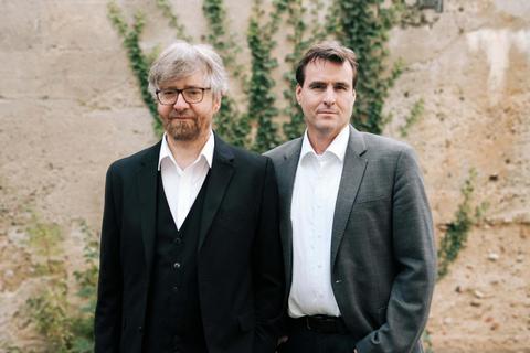 Bewährtes Duo: Joachim Enders (links) und Robert Crowe. Foto: Dotter-Stiftung
