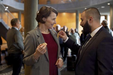 Justizministerin Elisabeth (Karen-Lise Mynster) hatte sich vor dem Anschlag für eine liberale Flüchtlingspolitik starkgemacht. Foto:  dpa