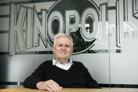 Hans-Jürgen Jochum war mit der Kinopolis-Gruppe maßgeblich am Multiplex-Boom beteiligt. Foto: Andreas Kelm