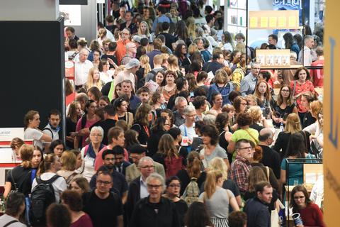 Ob es in Frankfurt jemals wieder so schön eng wird wie bei der Buchmesse 2018? Archivfoto: dpa