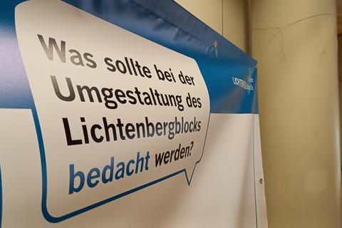 Gedanken um den Lichtenbergblock: Das Forum im Heiner-Lehr-Zentrum war dazu nur der erste Aufschlag.