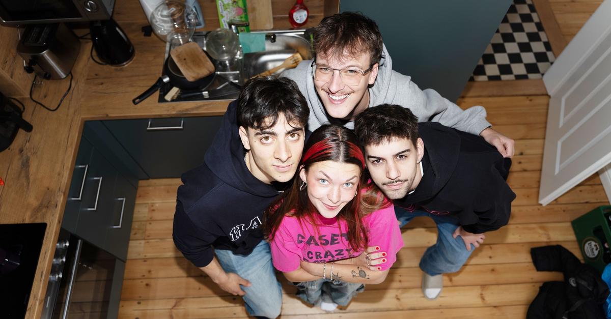 Rent-free living for content: Marburg shared apartment shows student life