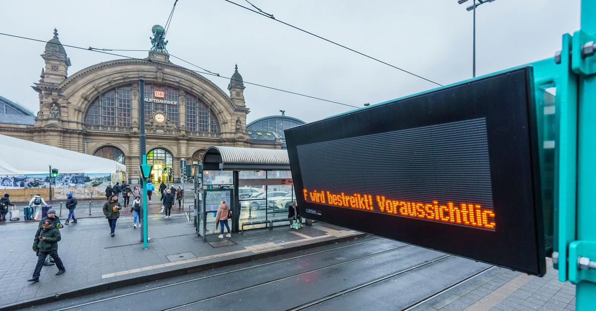 Einschränkungen im ÖPNV: Verdi will Montag den hessischen Nahverkehr ...