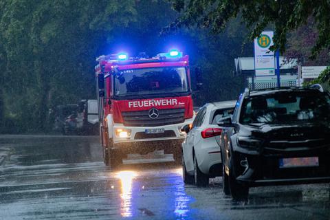 Die Feuerwehr ist am Freitag in Bad Salzschlirf im Einsatz gewesen. 