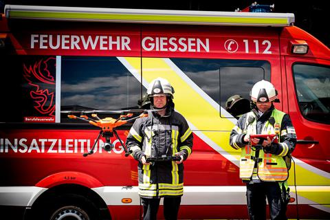 Die Technik schreitet voran: Die Feuerwehr Gießen ist für sämtliche Gefahrenlagen gerüstet. Foto: Frank Beck 