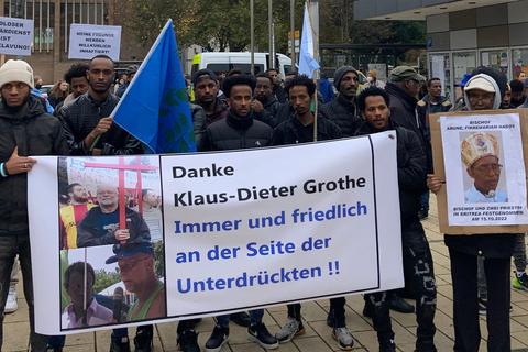»Danke Klaus-Dieter Grothe« war auf Plakaten mit dem Konterfei des grünen Stadtverordneten zu lesen.