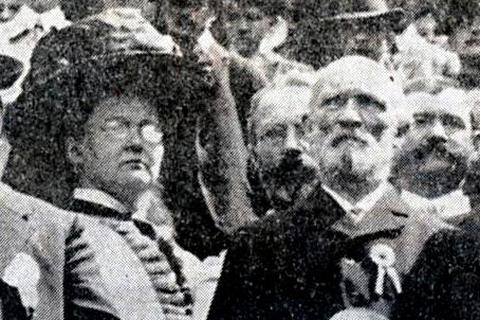 Historisches Foto mit Karl Hermann Jöckel. Repro: Schütte 