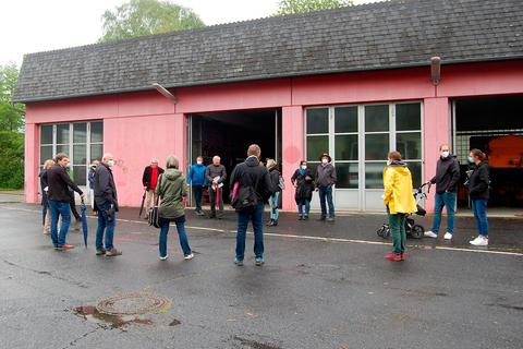 Das Gelände um das ehemalige Feuerwehrhaus in Lang-Göns soll zu einem attraktiven Begegnungszentrum umgestaltet werden. Foto: Rieger 