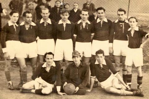 Die 1. Mannschaft im Gründungsjahr 1947. Foto: Imme Rieger 