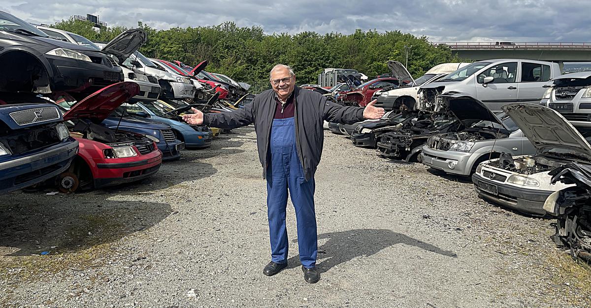 Willi Eimer turns scrap metal into a life's work in Langgöns