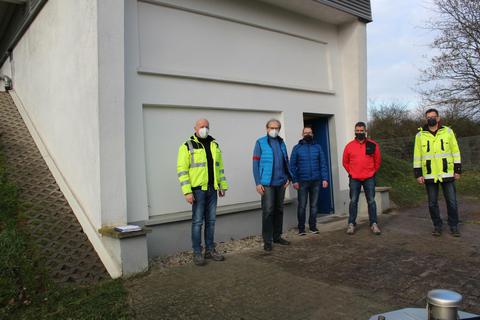 Die Sanierungsarbeiten des Hochbehälters Kattenbach in Wißmar sind abgeschlossen. Foto: Moos