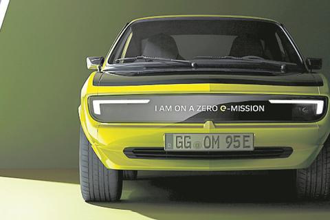 Der Manta GSe Elektro Mod ist in der Öffentlichkeit gut angekommen. Bis zur Mitte des Jahrzehnts will Opel den Manta jetzt wieder in Serie fertigen – rein elektrisch.  Foto: Opel Automobile GmbH