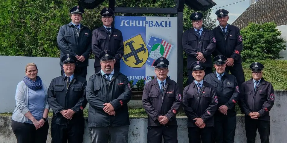 Der Vorstand der Freiwilligen Feuerwehr freut sich auf die Jubiläumsveranstaltungen. © Freiwillige Feuerwehr Schupbach