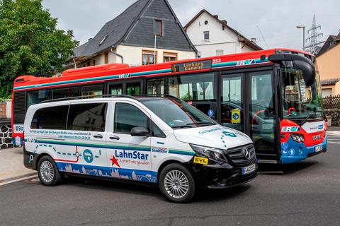 Der "Lahn-Star" ist der Rufbus in der Stadt Limburg. Seit November wurde er von 3000 Fahrgästen genutzt.  Archivfoto: Frank Nagel/Stadt Limburg 