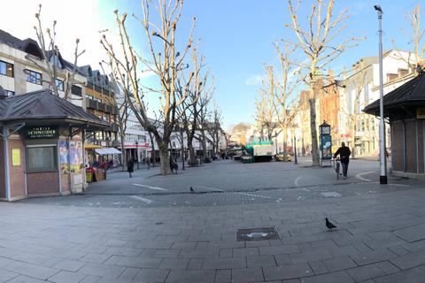 Der Neumarkt in Limburg mit den beiden Kiosken im Vordergrund, die modernisiert werden sollen.