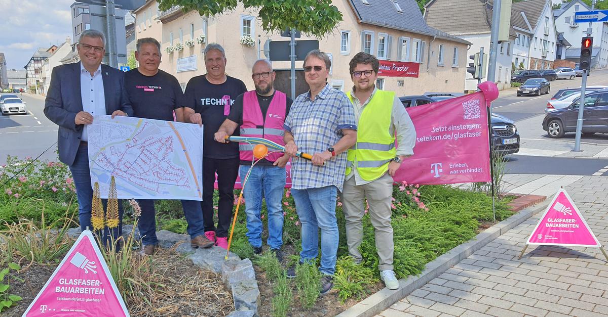 Telekom startet mit Glasfaserausbau in Limburg