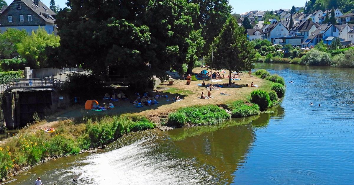 Runkeler Badeinsel bleibt an Wochenenden zu
