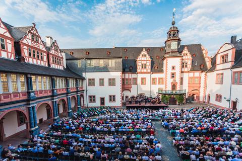 Der Renaissancehof bietet bei den Weilburger Schlosskonzerten ein besonderes Ambiente. Archivfoto: Veranstalter/Weilburger Schlosskonzerte e.V. 