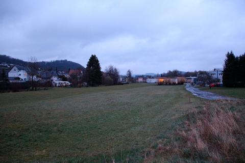 Das ist wohl das Aus für die Festwiese in Gönnern als größter Veranstaltungsort im Dorf: Sie wurde an einen Investor verkauft, der plant, darauf ein Seniorenwohnheim zu errichten. Foto: Sascha Valentin 