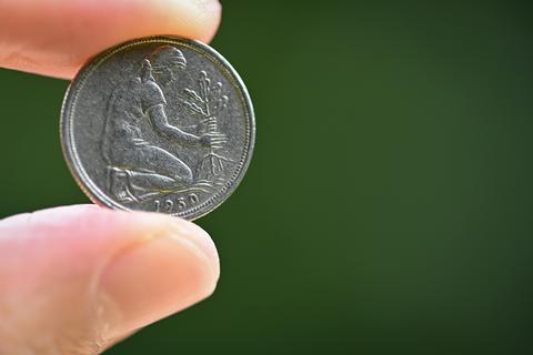 Der Entwurf für die 50-Pfennig-Münze entstand vor 75 Jahren in Biedenkopf.