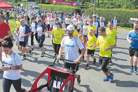 In diesem Jahr hätte der Hungerlauf des Lions Clubs sein 25. Jubiläum gefeiert. Wegen der Corona-Krise hat der Club ihn nun abgesagt. Archivfoto: Hartmut Bünger 