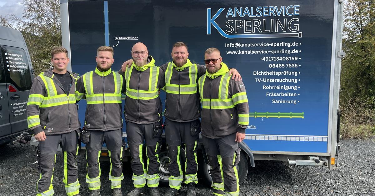 Team aus Breidenbach macht die Leitungen frei