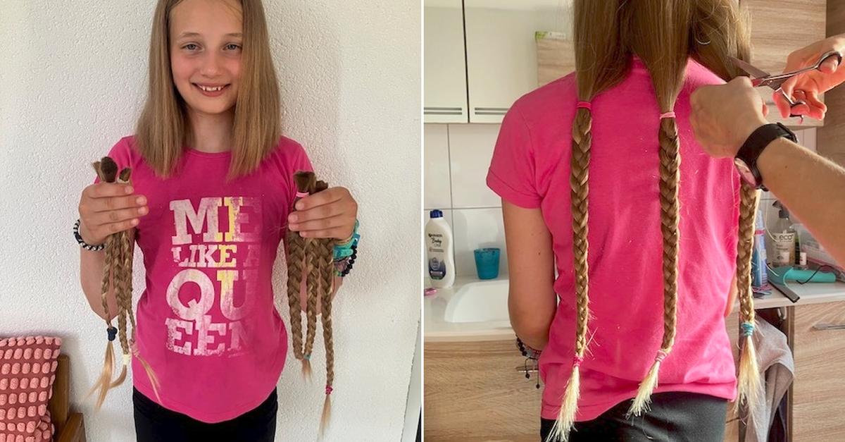 Elfjährige aus Gladenbach spendet zweimal ihre Haarpracht für kranke ...