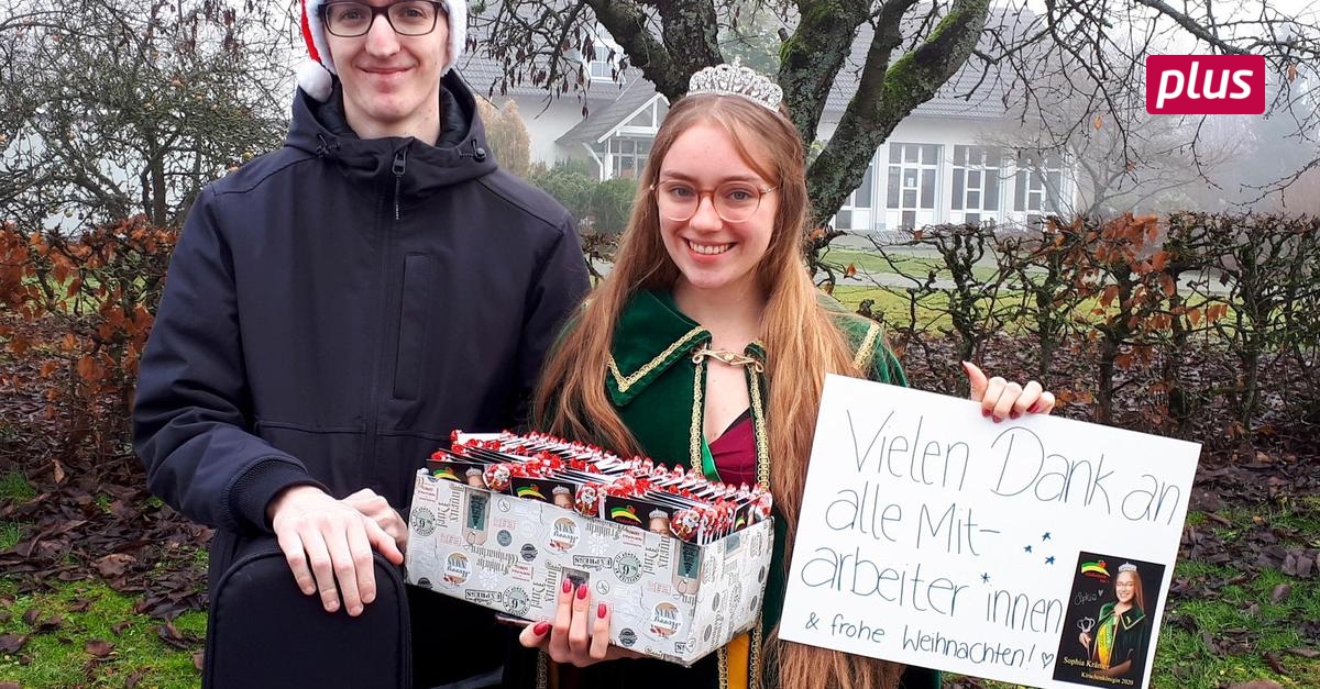 Kirschenkönigin überbringt klingende Weihnachtsgrüße
