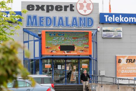 Expert Medialand in Wehrda kurz vor der Schließung - ab kommendem Jahr wird an diesem Standort wieder ein Elektrofachmarkt eröffnen - und zwar Expert Klein mit Stammsitz in Burbach.  Foto: Nadine Weigel 