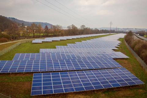 Der Solarpark in Gisselberg ist bereits am Netz.  Foto:Thorsten Richter © 