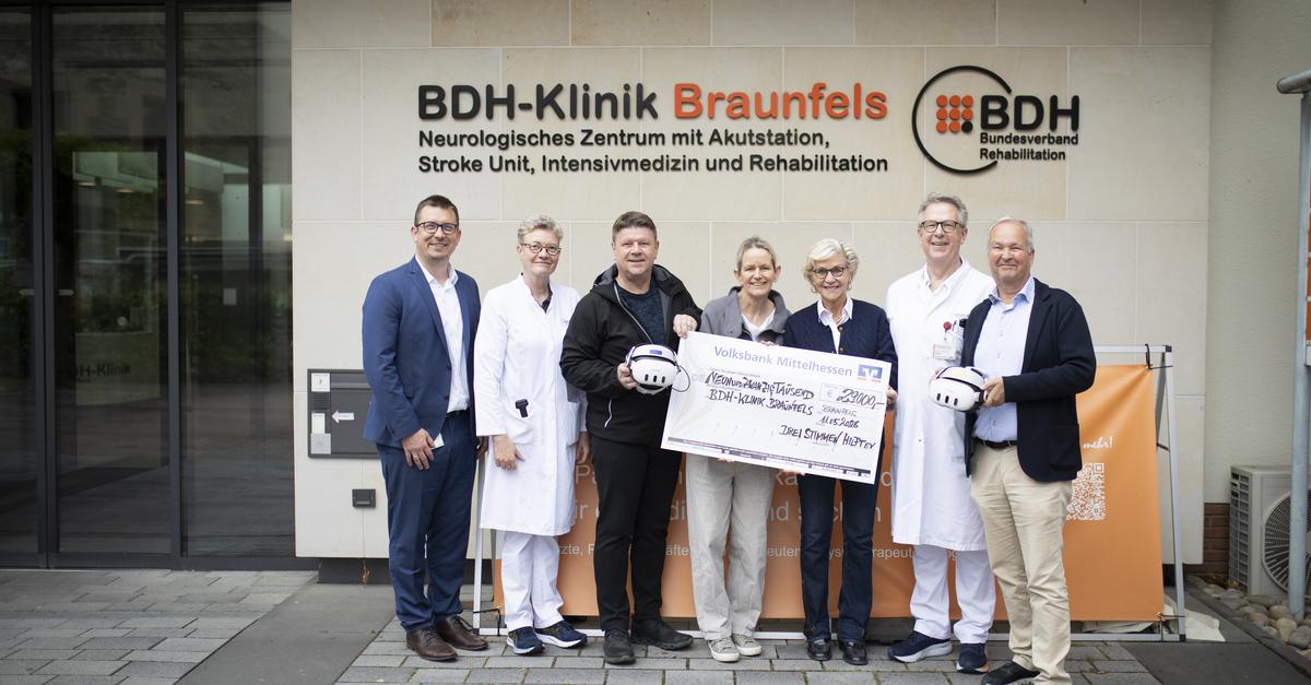 BDH Clinic Braunfels receives a €29,000 donation from the