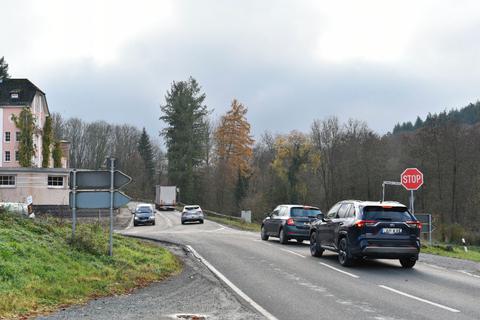 Verkehrsknotenpunkt Obermühle: Die Planung für einen Kreisverkehr sorgte jedoch für viel Kritik.  Archivfoto: Jenny Berns 