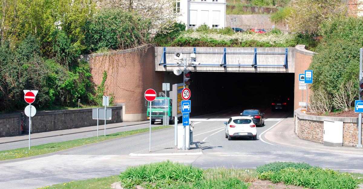 Schlossbergtunnel in Dillenburg wieder offen