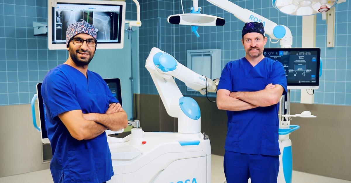 Die Dill-Kliniken Dillenburg setzen auf OP-Roboter „Rosa“
