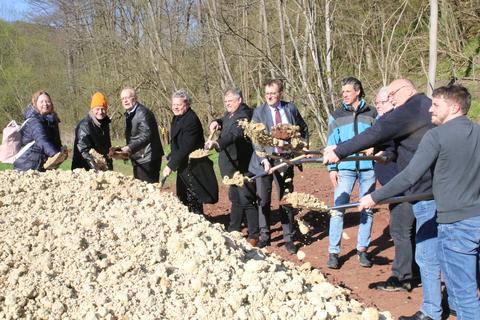 Spatenstich für größtes ScheldeStaubecken