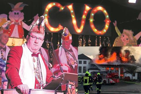 Wie so vieles andere ist auch die markante CVO-Leuchtschrift am Samstag beim Feuer in der Oberschelder "Glück-Auf-Halle" verbrannt.Archivfotos: Katrin Weber/ Katja Birkenstock 