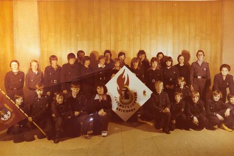 Die Driedorfer Jugendfeuerwehr, hier eine Aufnahme aus dem Jahr 1977 aus dem Archiv der Feuerwehr, feiert am 2. September ihr 50jähriges Bestehen.