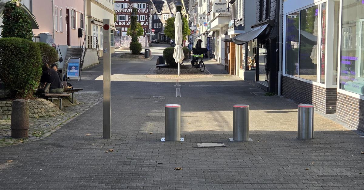 “We for Haiger” demands more bollards on the main street near the market ...