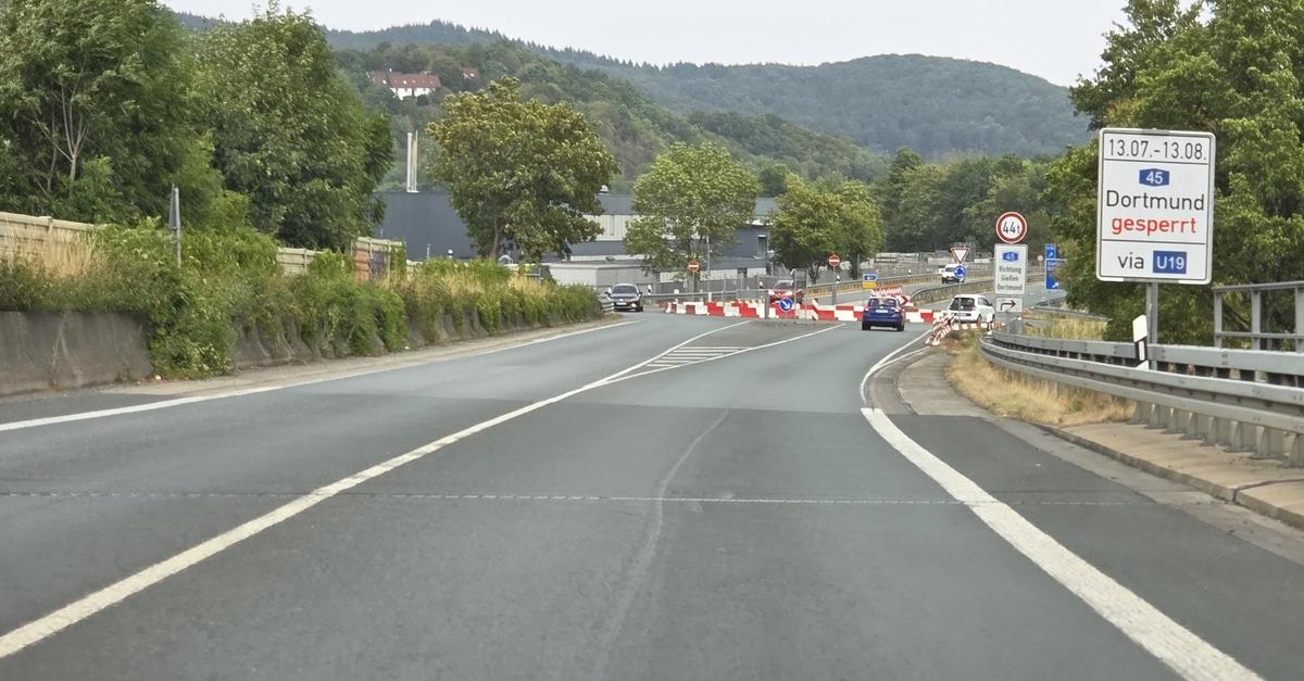 Sewer being relocated: A45 Dillenburg interchange will remain closed ...