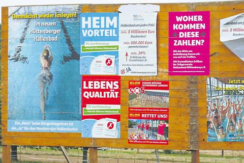 Das Thema in Hüttenberg: der Bürgerentscheid zum Hallenbad.  Symbolfoto: Sebastian Reh 