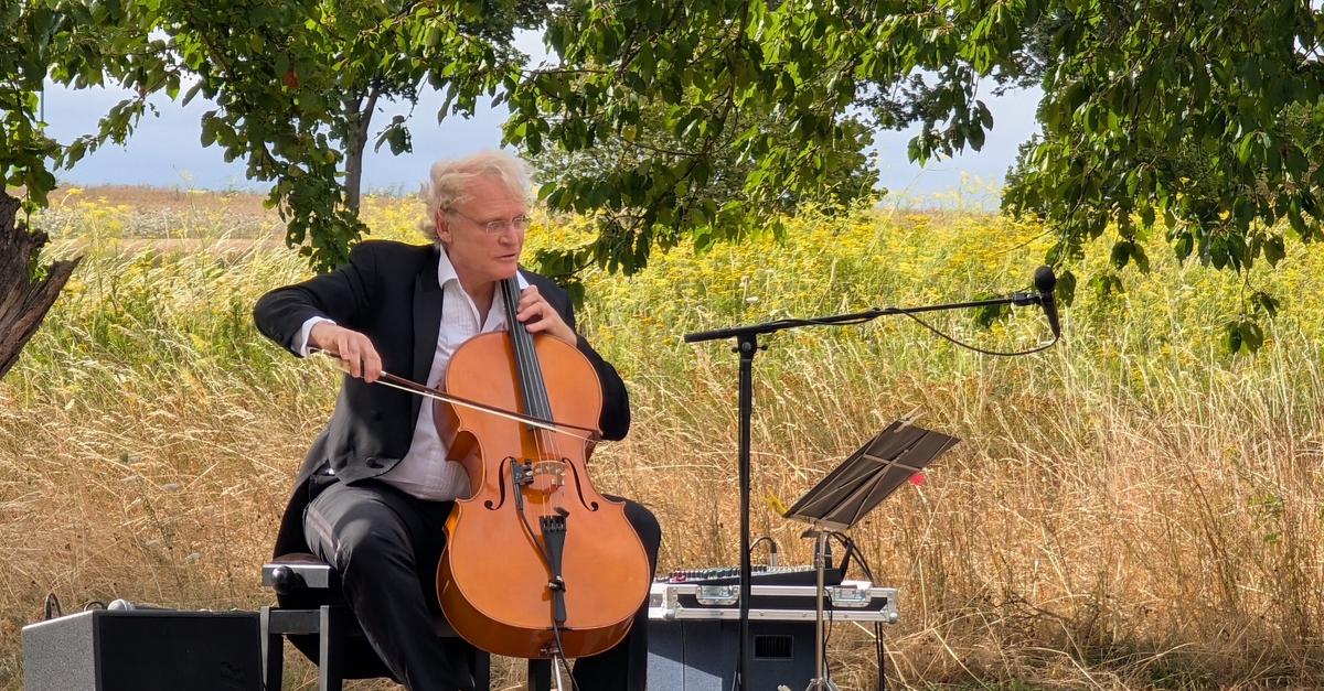 Cello-Konzert mit Stephan Schrader begeistert auf Picknickwiese in ...