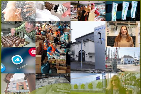 Die Collage zeigt eine Auswahl von Bildern zu den Themen aus den Themenfeldern Ukrainekrieg, Energiekrise und Wirtschaft, die unsere Leser im Jahr 2022 besonders beschäftigt haben. 