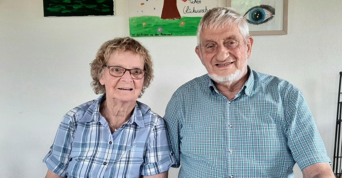 Elke and Martin Volkwein celebrate their iron wedding anniversary