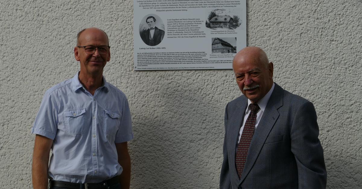 Gedenktafel in Oberndorf erinnert an Carl Kellner