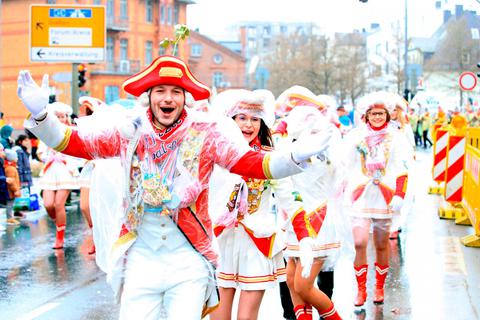 Der Straßenkarneval fällt aus, sodass sich die Mitglieder der Prinzengarde nicht wie gewohnt präsentieren.  Archivfoto: Pascal Reeber 