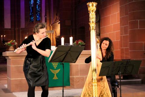 Klangwelten aus Flöte und Harfe im Wetzlarer Dom | Mittelhessen