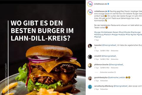 Wo gibt's den besten Burger im Lahn-Dill-Kreis? Ihr habt bei der Abstimmung kräftig mitgemacht.